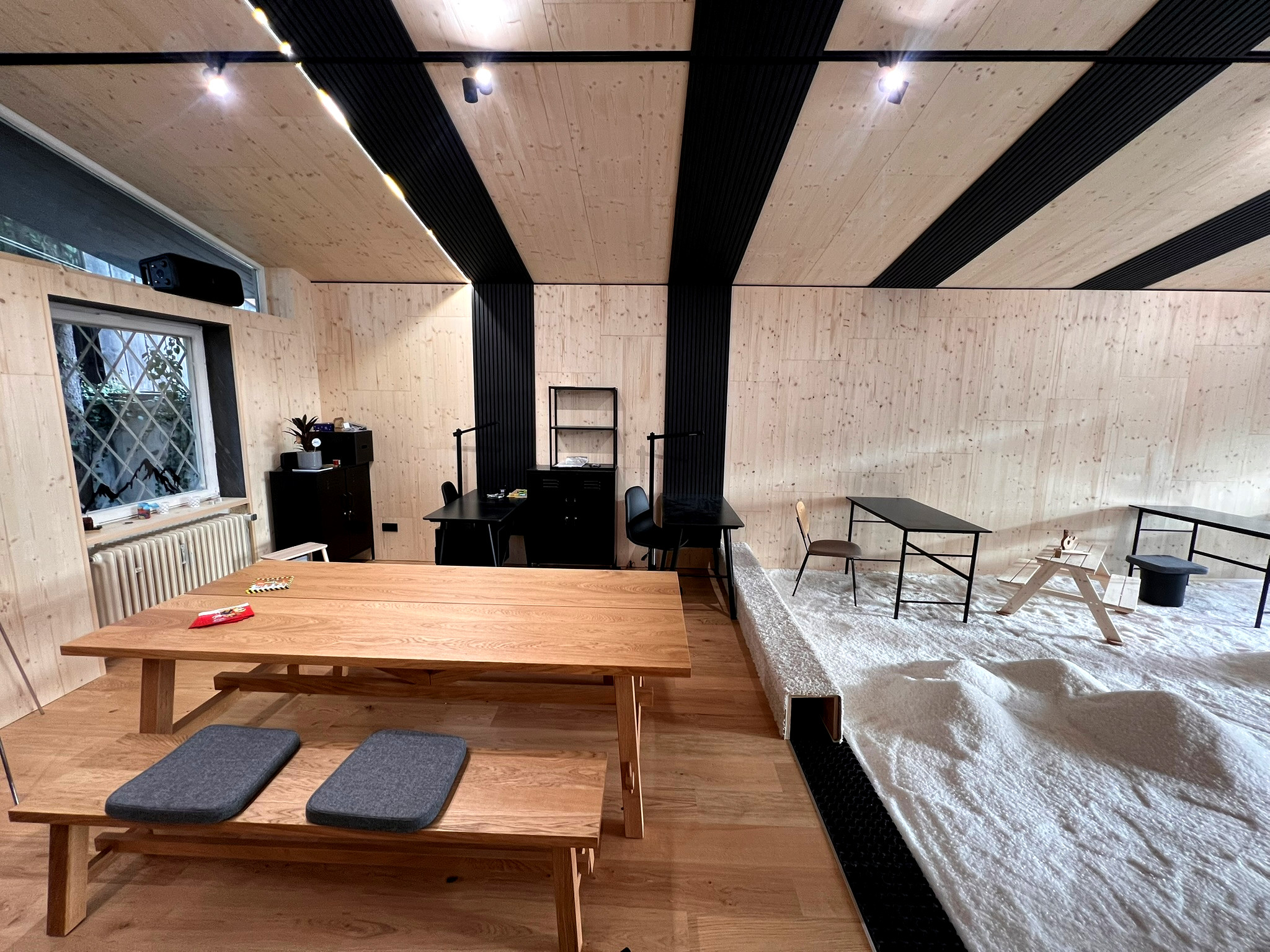 Seminarraum mit Salzbereich